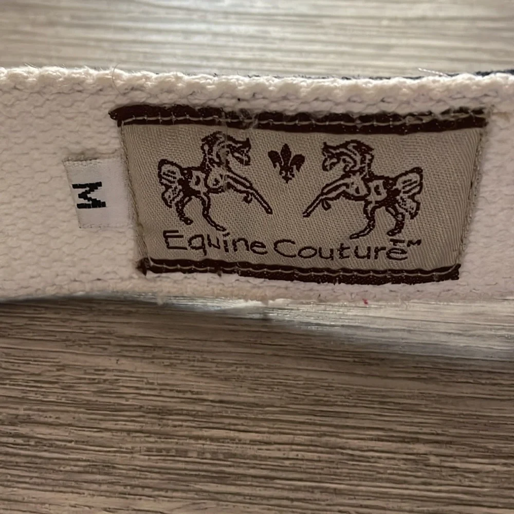 Equine‎ Couture Fabric Belt Size M